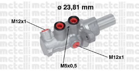 05-0749 METELLI Brake System Brake Master Cylinder