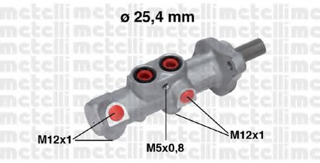 05-0756 METELLI Brake System Brake Master Cylinder