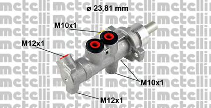 05-0781 METELLI Brake System Brake Master Cylinder
