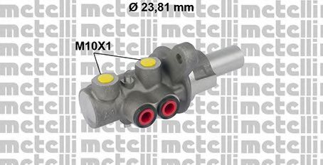 05-0780 METELLI Brake System Brake Master Cylinder
