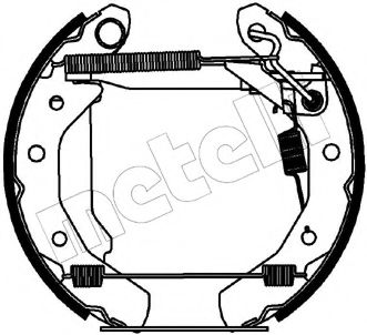 51-0186 METELLI Wheel Suspension Top Strut Mounting