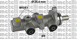 05-0789 METELLI Brake System Brake Master Cylinder