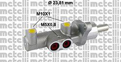 05-0804 METELLI Brake System Brake Master Cylinder