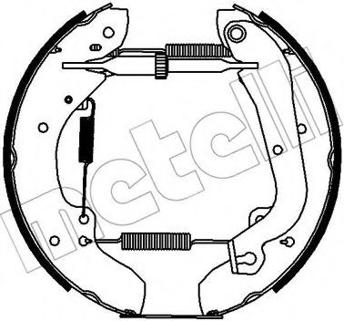 51-0376 METELLI Wheel Suspension Mounting, axle beam