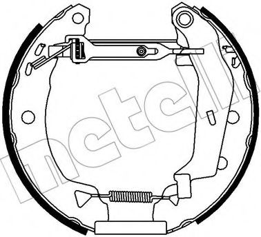 51-0405 METELLI Brake System Brake Caliper