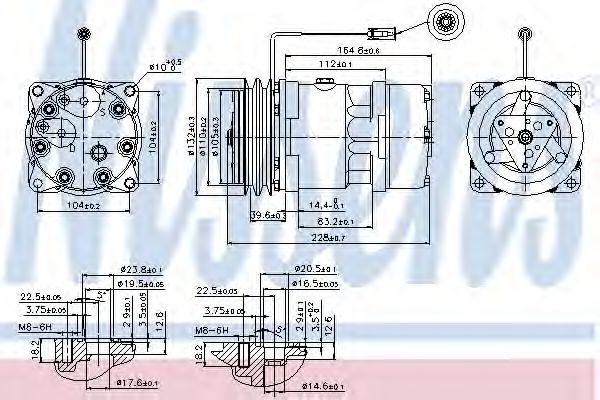 89439 NISSENS Compressor, air conditioning
