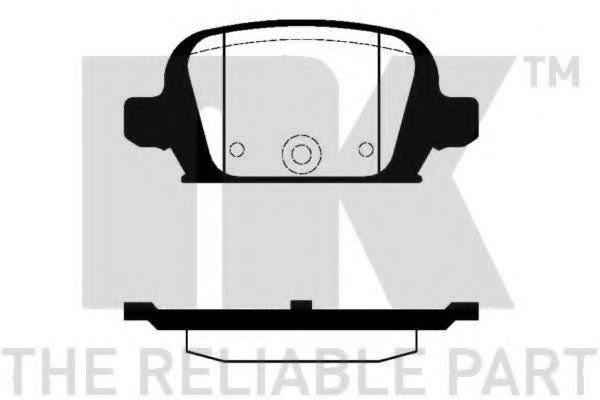 223630 NK Brake Pad Set, disc brake