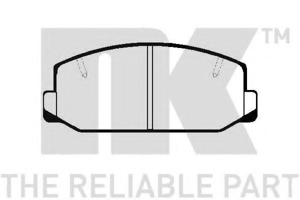 224512 NK Brake Pad Set, disc brake