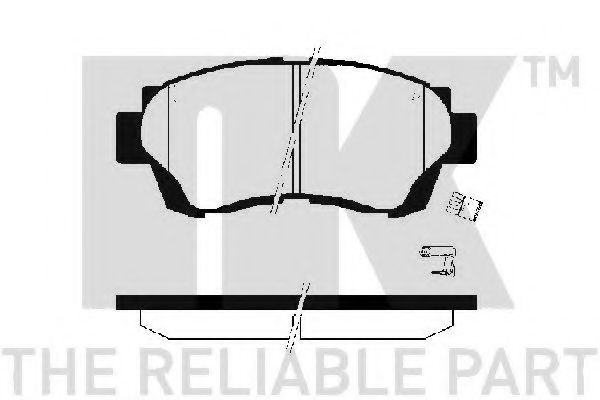224535 NK Brake Pad Set, disc brake