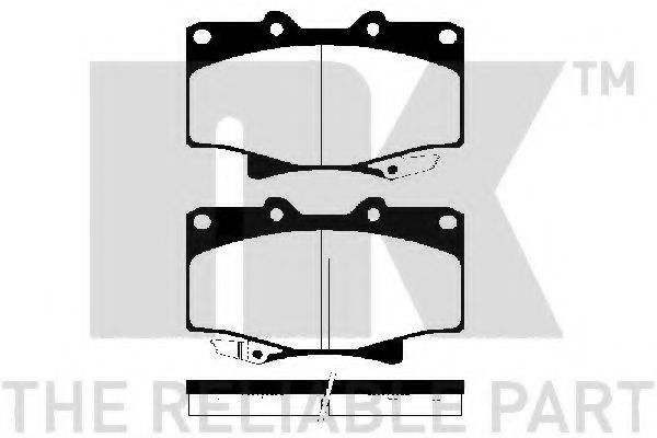 224539 NK Brake Pad Set, disc brake