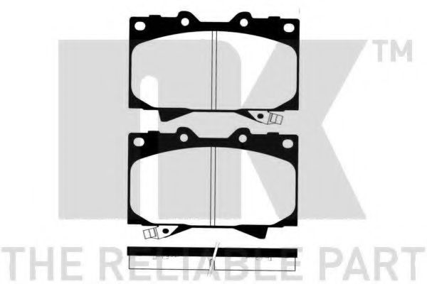 224548 NK Brake Pad Set, disc brake