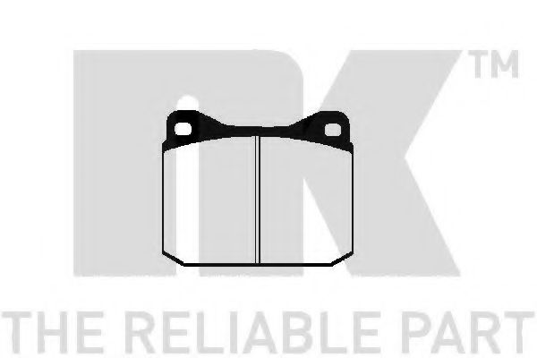 224707 NK Brake System Brake Pad Set, disc brake