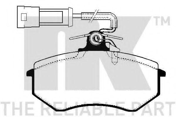 224717 NK Brake Pad Set, disc brake