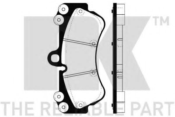 224771 NK Brake System Brake Pad Set, disc brake