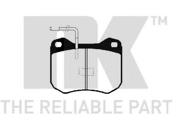 229938 NK Brake System Brake Pad Set, disc brake