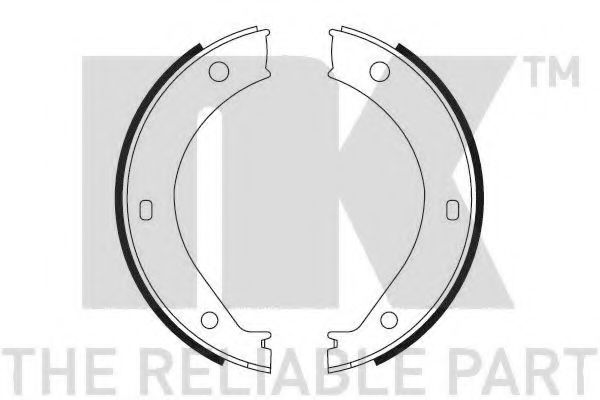 2715415 NK Brake Shoe Set, parking brake