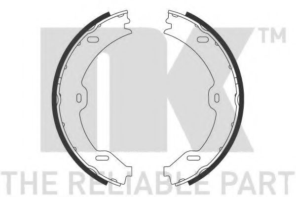 2733732 NK Brake System Brake Shoe Set, parking brake