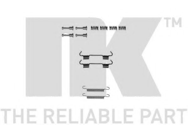 7915801 NK Brake System Accessory Kit, parking brake shoes