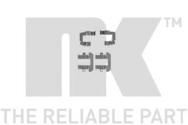 79221763 NK Brake System Accessory Kit, disc brake pads