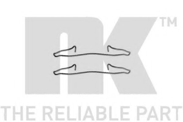 7925057 NK Brake System Accessory Kit, disc brake pads