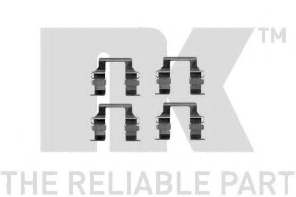 7930164 NK Brake System Accessory Kit, disc brake pads