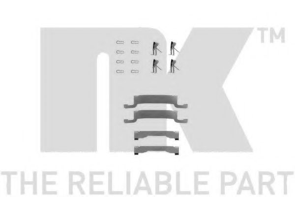 7930192 NK Brake System Accessory Kit, disc brake pads