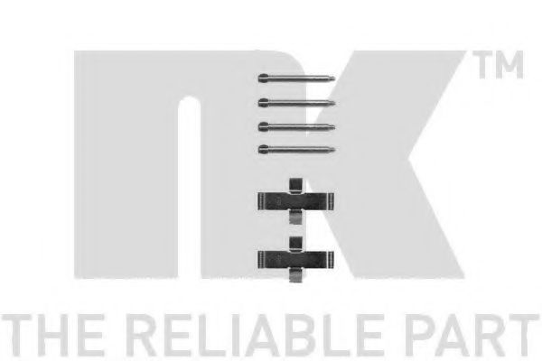 7933037 NK Brake System Accessory Kit, disc brake pads