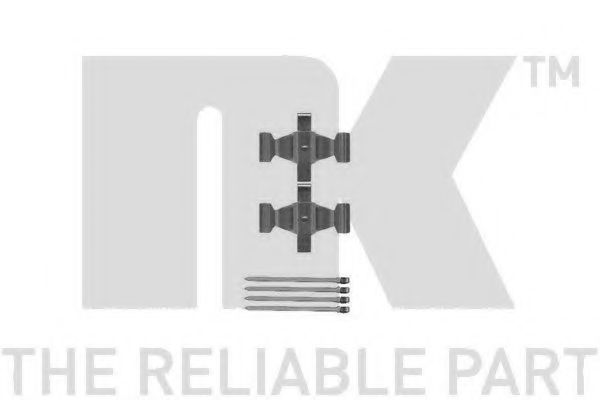 79331804 NK Brake System Accessory Kit, disc brake pads