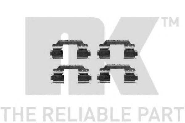 7933654 NK Brake System Accessory Kit, disc brake pads