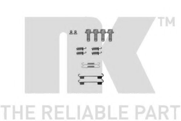 7933878 NK Brake System Accessory Kit, parking brake shoes