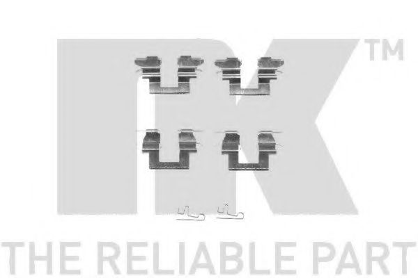 79451608 NK Brake System Accessory Kit, disc brake pads