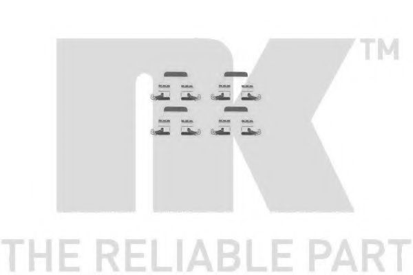 79471766 NK Brake System Accessory Kit, disc brake pads