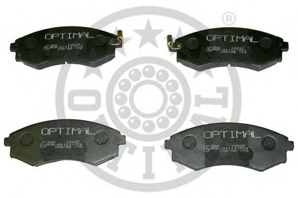 10237 OPTIMAL Brake Pad Set, disc brake