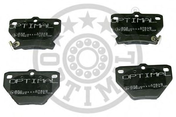 10415 OPTIMAL Brake Pad Set, disc brake