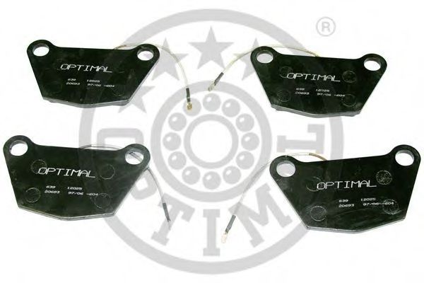 12025 OPTIMAL Brake Pad Set, disc brake