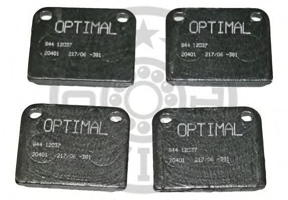 12037 OPTIMAL Brake System Brake Disc