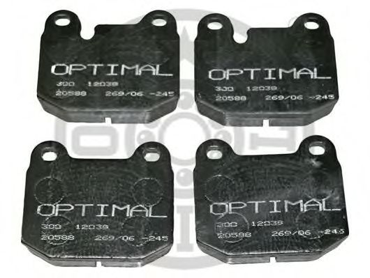 12039 OPTIMAL Brake Pad Set, disc brake