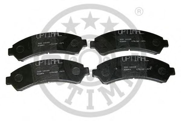 12103 OPTIMAL Комплект тормозных колодок, дисковый тормоз