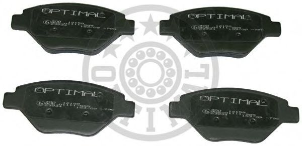 12159 OPTIMAL Комплект тормозных колодок, дисковый тормоз