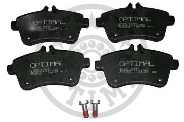 12246 OPTIMAL Brake Pad Set, disc brake