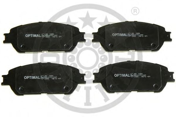12254 OPTIMAL Brake Pad Set, disc brake