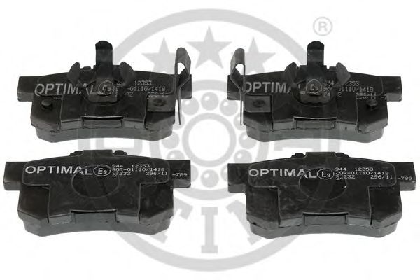 12353 OPTIMAL Brake Pad Set, disc brake