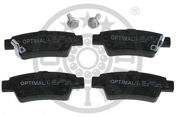 12369 OPTIMAL Brake Pad Set, disc brake