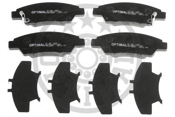 12405 OPTIMAL Brake Pad Set, disc brake