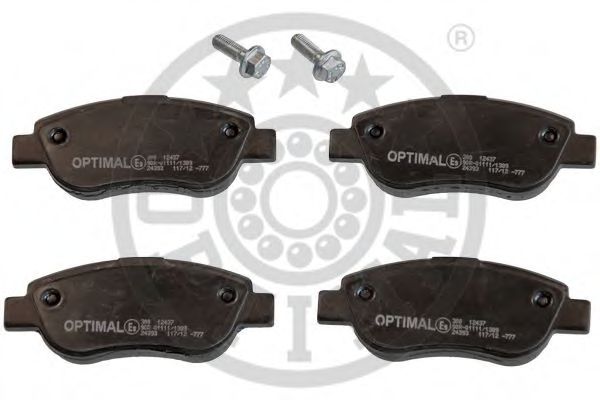 12437 OPTIMAL Brake Pad Set, disc brake