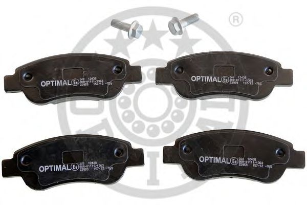 12438 OPTIMAL Exhaust System Front Silencer