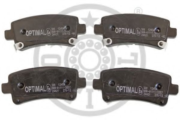 12454 OPTIMAL Brake Pad Set, disc brake