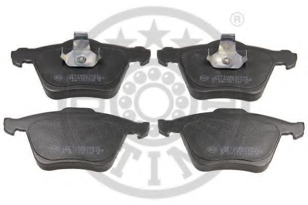 12511 OPTIMAL Brake Pad Set, disc brake