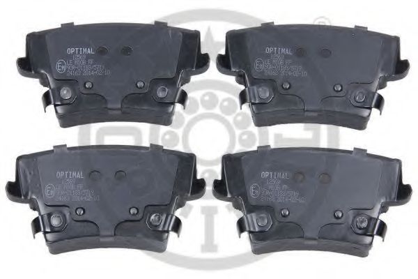 12569 OPTIMAL Brake Pad Set, disc brake