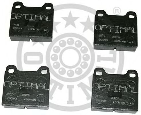 2375 OPTIMAL Brake Pad Set, disc brake